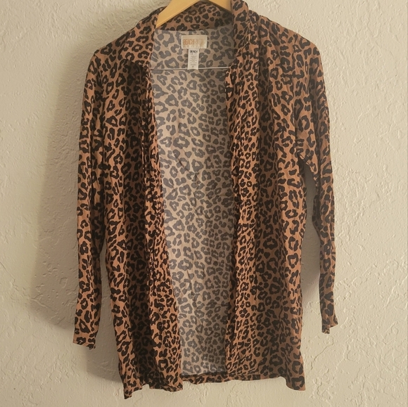 Beach Riot Blake Leopard Blazer Size Small - Picture 1 of 5